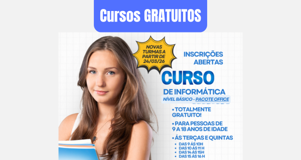 CURSO GRATUITO: INFORMÁTICA